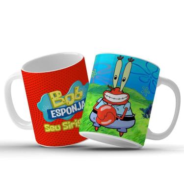 Imagem de Caneca Personalizada Bob Esponja Sirigueijo Decoração