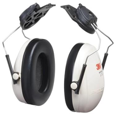 Imagem de 3M Peltor Protetor Auricular Abafador de Ruído para Capacete, Branco, 16 dB (NRRsf), Adulto Unissex