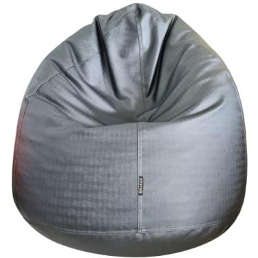 Imagem de MARIJU, Puff Gota (VAZIO) PUFOLANDIA Luxo Metalizado Sala Quarto Escritórios Empresas Escolas Eventos Feiras Gamer Grande COR:Gr