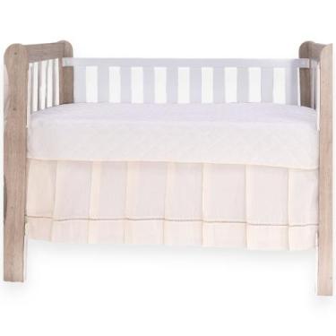 Imagem de Saia de Berço Ponto Palito Americano e Nacional - AVM Enxovais, Palha