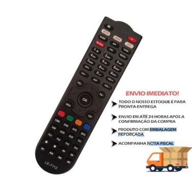 Imagem de Controle Remoto compatível com Receptor eurosat slim - LELONG