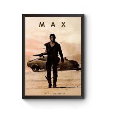 Imagem de Poster Moldurado Car Legends Mad Max Quadro - Fanarte
