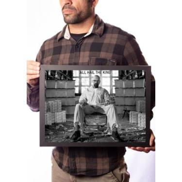 Imagem de Quadro Decorativo Serie Breaking Bad Poster Com Moldura - Fanarte