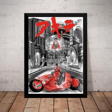 Imagem de Quadro Decoração Filme Akira Anime Arte Poster Moldurado - Fanarte