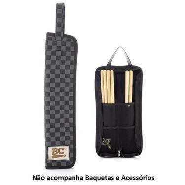 Imagem de Bag de Baquetas BC Xadrez Batera Clube Signature em material sintético