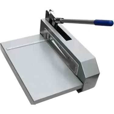 Imagem de Cortador de chapa metálica de guilhotina, ferramenta de corte de placa de metal resistente, máquina de corte manual de metal para placa PCB de chapa de cobre de aço alumínio 31,5 cm largura de corte