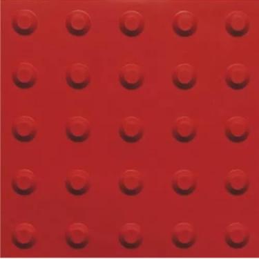 Imagem de Piso Tátil Alerta - 5mmx25x25cm Variedades De Cores Celpan (VERMELHO)