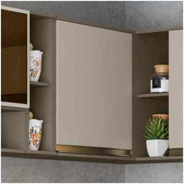 Imagem de Armário Aéreo 01 Porta 60 Cm évelin Henn Duna Cristal