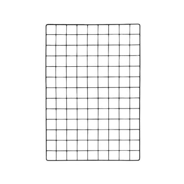 Imagem de Painel Aramado Decorativo Bravadecor Porta Fotos Retangular Preto