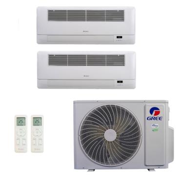 Imagem de Ar-Condicionado Multi Split Inverter R-32 Gree 24.000 (1x Evap Cassete 1 Via 9.000 + 1x Evap Cassete 1 Via 22.000) Quente/Frio 220V