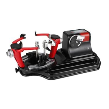 Imagem de ZDJZMGZ Máquinas de corda de raquete de mesa, máquina de amarrar tênis, máquina de cordas de raquete de badminton com tela LCD cabo de acionamento automático