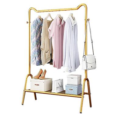 Imagem de Prateleira de trilho de roupas - resistente, grande armazenamento - guarda-roupa aberto para quarto - organizador de roupas de alta capacidade