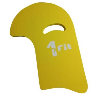 Imagem de Prancha de Natação Corretiva J Hidroginástica EVA Cores 1 Fit, Amarelo