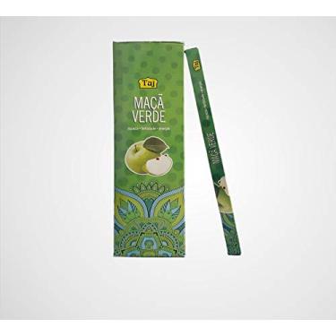 Imagem de Incenso Indiano Maçã Verde : atração, prazer e satisfação - 6 Caixinhas