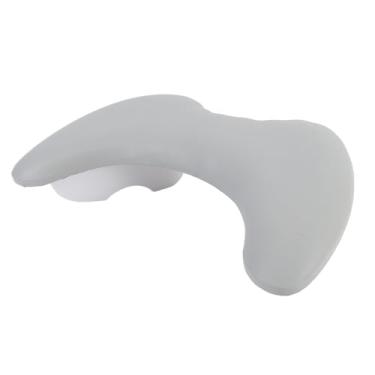 Imagem de Descanso de Braço Nails Tech Couro PU Em Forma de U Almofada de Mão para Manicure para Mesa de Salão de Beleza (Cinza)