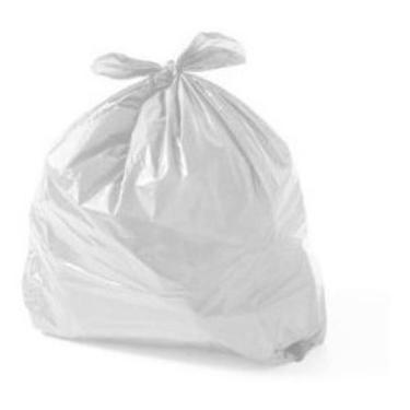 Imagem de Saco Lixo Leitoso Branco 20 Litros Com 200Un Lixeira Clinica - Salix