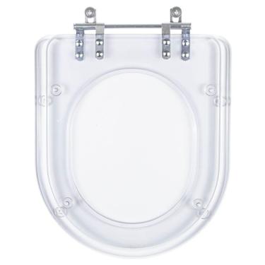 Imagem de Assento Sanitario Poliester Carrara Transparente Para Vaso Deca