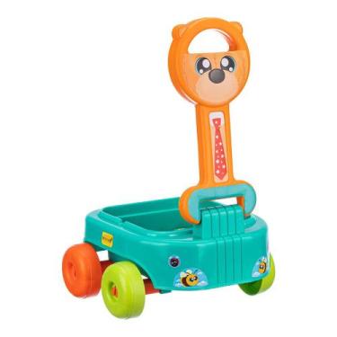 Imagem de Carrinho de Puxar Urso com Blocos Silvestres Gulliver