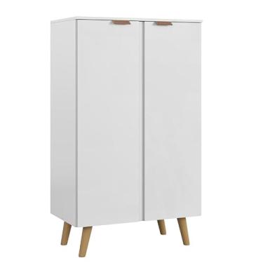 Imagem de Sapateira Armário Multiuso com Prateleiras Organizador para Hall e Entrada Tênis Sapato(Branco)