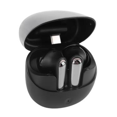 Imagem de Jectse Earbudos de Jogos Sem Fio, Baixa Latência de 2,4 GHz No Modo Duplo Fones de Ouvido Com Dongle de Microfones USB C para Laptop para Comprimidos de Telefone, Drivers Dinâmicos de (BLACK)
