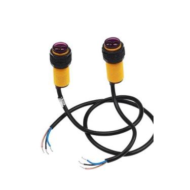 Imagem de Kit 2 Sensor Fotoelétrico Difuso Energético Pnp 3 Fios Indutivo Proxim