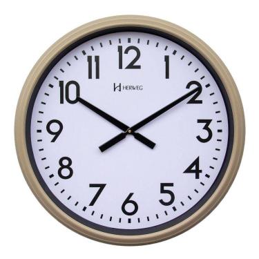 Imagem de Relógio De Parede 60cm Herweg  6463 Bege