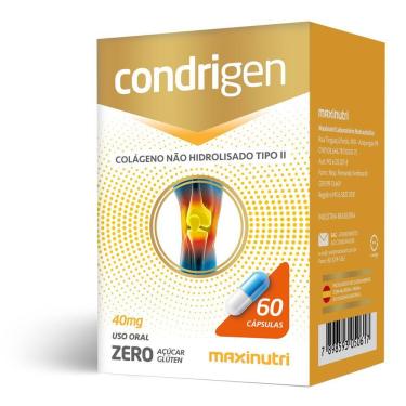 Imagem de Condrigen Colágeno Tipo 2 Maxinutri 60 Cápsulas