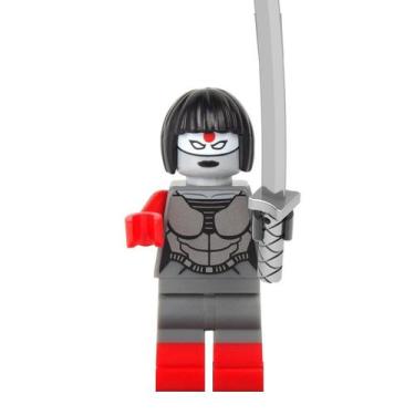 Imagem de Boneco super herois vilões quadrinhos hq bloco de montar, KATANA