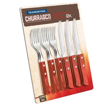 Imagem de Conjunto de Talheres Tramontina Polywood - 12 Peças