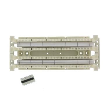 Imagem de Leviton 41AB2-1F5 GigaMax 5E bloco de fiação estilo 110, montagem na parede com kit de pernas, Cat 5E com C5S, 100 pares