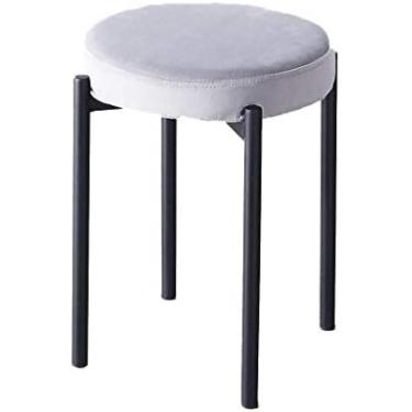 Imagem de Cadeira De Bar Cadeira De Jantar Infantil, Superfície De Assento De Tecido Preto Cadeira De Pernas Banco De Bar Bar Casa Restaurante Loja De Bebidas Banco Baixo Almofada De 6,5 Cm Banco De Bar,A9,