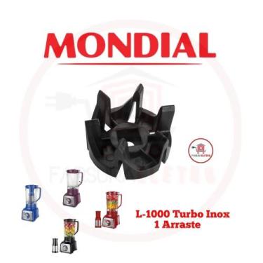 Imagem de Arraste Acoplamento do Copo Liquidificador Mondial L1000 Turbo inox