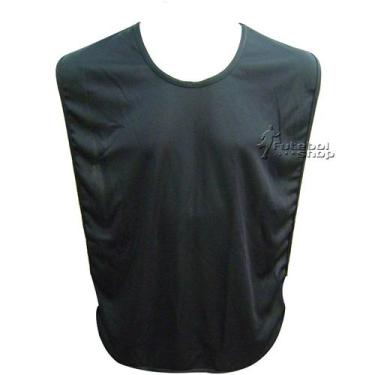 Imagem de Colete Esportivo infantil / juvenil  Liso Futebol Shop, Preto, P