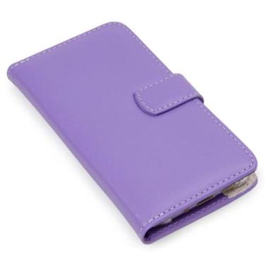 Imagem de Capa carteira couro lilas para samsung m14 5g m146 - CELLWAY