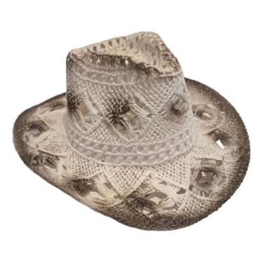 Imagem de Chapéu Country Palha Sintética Vaquejada Rodeio Sertanejo - Alwy, Offw