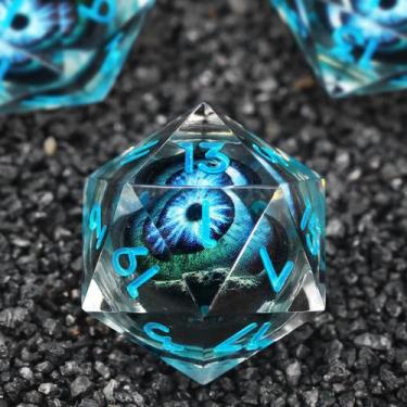 Imagem de Miniaturas de RPG FONVGOGO Sharp Edge Moving Eye - Conjunto de Dados d