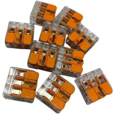 Imagem de Conector Wago ou Genérico Emenda Derivação 2/3/5 Vias Cabo 4mm-6mm 20A