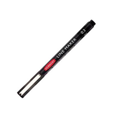 Imagem de Caneta Graphik Line Maker 0,3mm Preta Derwent, Única, Único