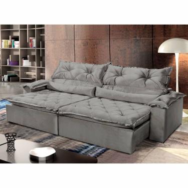 Imagem de Sofá Retrátil E Reclinável 3 Lugares 250Cm Espuma D28 Agatha Montano Estofados Jolie 11