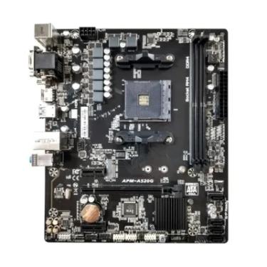 Imagem de Placa-Mãe PCWare A520, AMD AM4, mATX, DDR4, DVI-D, HDMI, D-SUB, M.2 - APM-A520G
