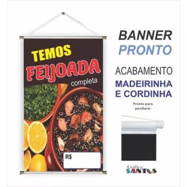 Imagem de Banner pronto Feijoada BA 325 medida 45x70 cm arte pronta