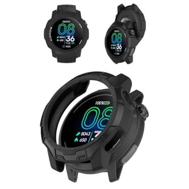 Imagem de Capa para COROS PACE Pro, à prova de choque, anti-arranhões, cobertura total, capa leve e durável para relógio esportivo GPS COROS PACE Pro, preta