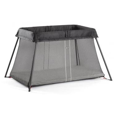 Imagem de Cercadinho para Bebê com Colchão de Espuma PU Confortável e Tecidos Removíveis, BabyBjörn, Preta