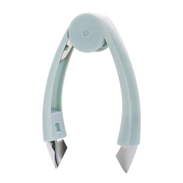 Imagem de Descascador de morango, removedor de haste de tomate, descaroçador, batata, abacaxi, cenoura, utensílio de cozinha, pinça, descascador, utensílio, clipe para frutas e vegetais (azul)