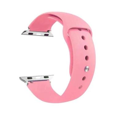 Imagem de Pulseira De Silicone Para Apple Watch 44mm 45mm 40mm 41mm 42-38mm, Bra