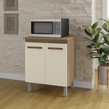 Imagem de Armário Multiuso Lis 2 Portas Cozinha MB1 - Doce Sonho Móveis, Savana 