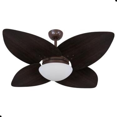 Imagem de Ventilador de Teto Dormamu Café 4 Pás Tabaco 127V com Controle