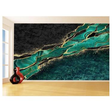 Imagem de Papel De Parede 3D Estilo Marmore Tintas Cores 3,5M Mbr151 - Você Deco