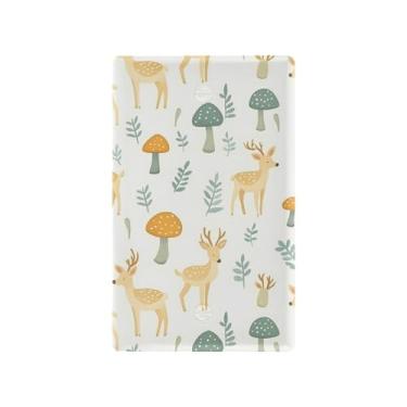 Imagem de SEHANY Capa de placa de parede com interruptor de luz engraçada de dinossauro, tamanho padrão e à prova de calor, placas decorativas para decoração de escritório doméstico (11,5 cm x 7 cm)