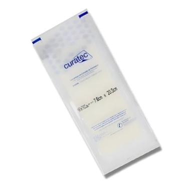 Imagem de Compressa de Emulsão de Petrolatum Curatec 7,6cmX20,3cm- Kit c/10 unidades